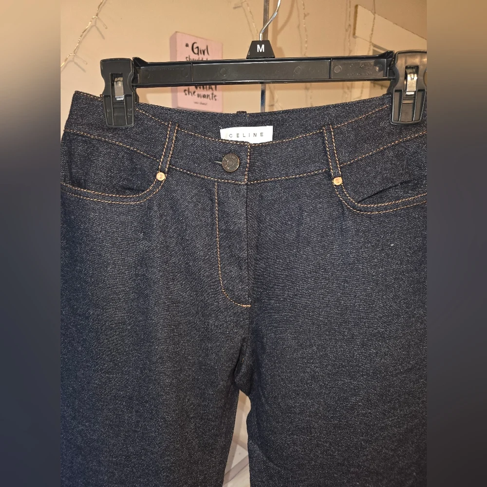 EUC Celine Wool Triomphe Flare Pants 34! - Picture 11 of 12